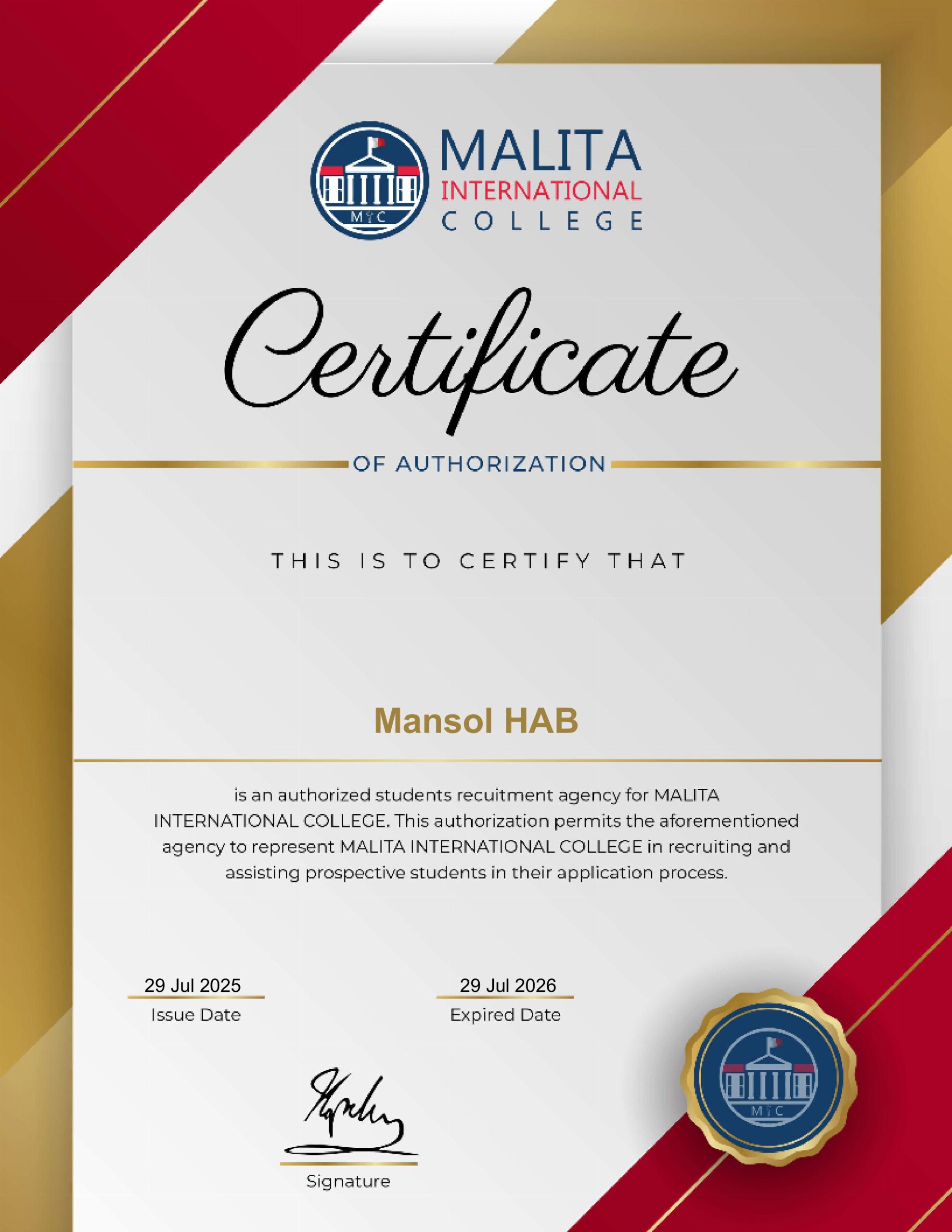 Award Certificate 08